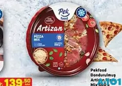 PEKFOOD DONDURULMUŞ ARTİZAN PİZZA MİX 560 G fiyat ve kampanya bilgisi